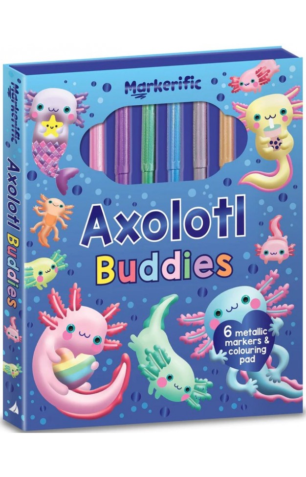 Markerific - Activity Folder - Axolotl Buddies